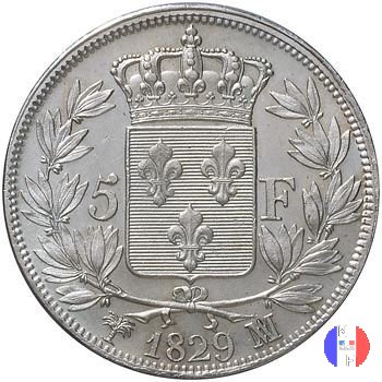 5 franchi 1829 (Marsiglia)