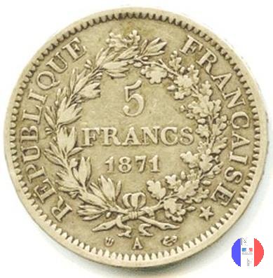 5 franchi 1871 (Parigi)