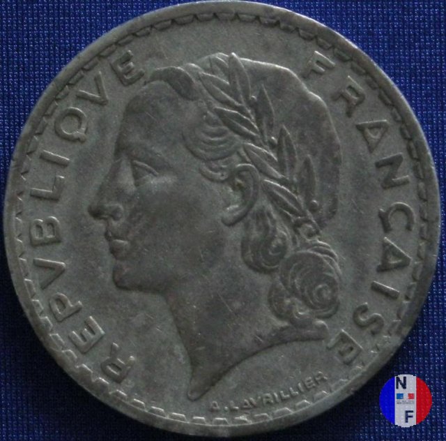 5 franchi 1952 (Parigi)