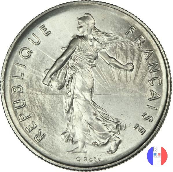 5 franchi seminatrice - cupronickel 1985 (Pessac)