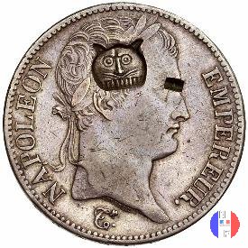 5 franchi - testa laureata, tipo Empire 1811 (Parigi)