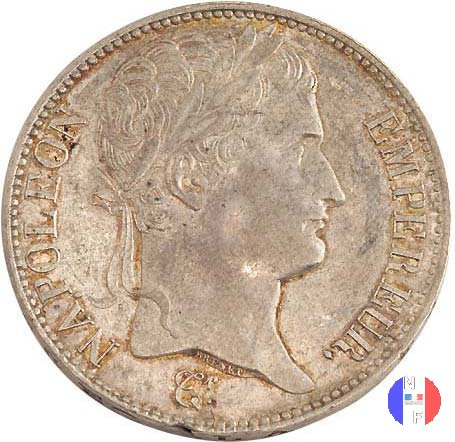 5 franchi - testa laureata, tipo Empire 1811 (Nantes)