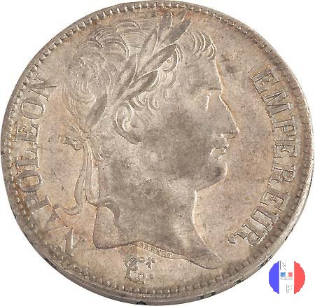 5 franchi - testa laureata, tipo Empire 1811 (Perpignan)