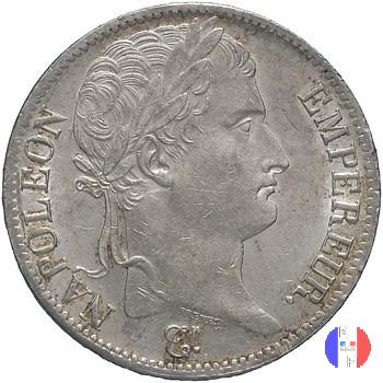 5 franchi - testa laureata, tipo Empire 1813 (Parigi)