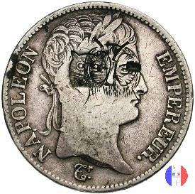 5 franchi - testa laureata, tipo Empire 1813 (Limoges)