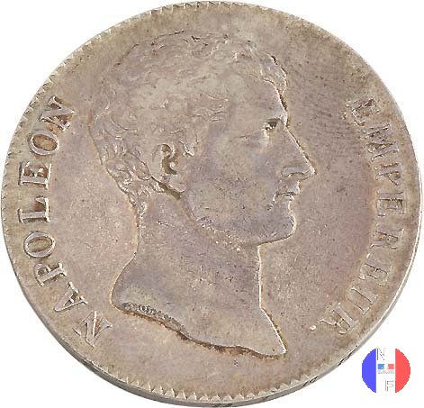 5 franchi - testa nuda 1803-1804 (Parigi)