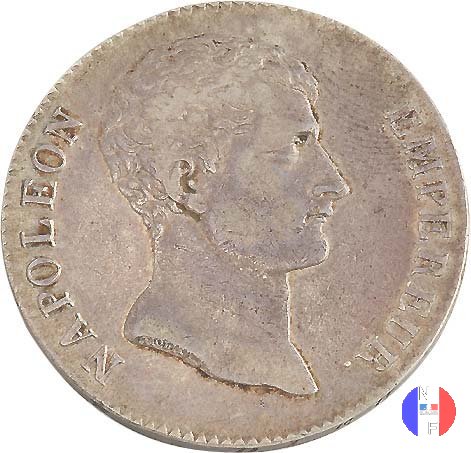 5 franchi - testa nuda 1803-1804 (Parigi)