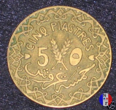 5 piastre 1936 (Parigi)