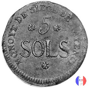 5 sols 1793 (Mayence)