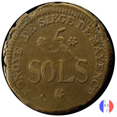 5 sols 1793 (Mayence)