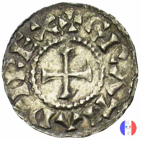 Denaro 893-922 d.C. (Étampes)