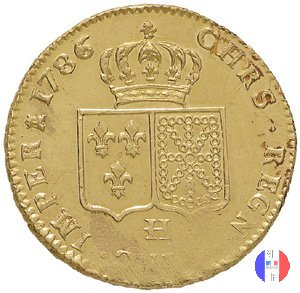 48 livres (doppio luigi d'oro) - II tipo 1786 (La Rochelle)