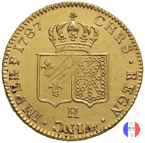 48 livres (doppio luigi d'oro) - II tipo 1787 (La Rochelle)