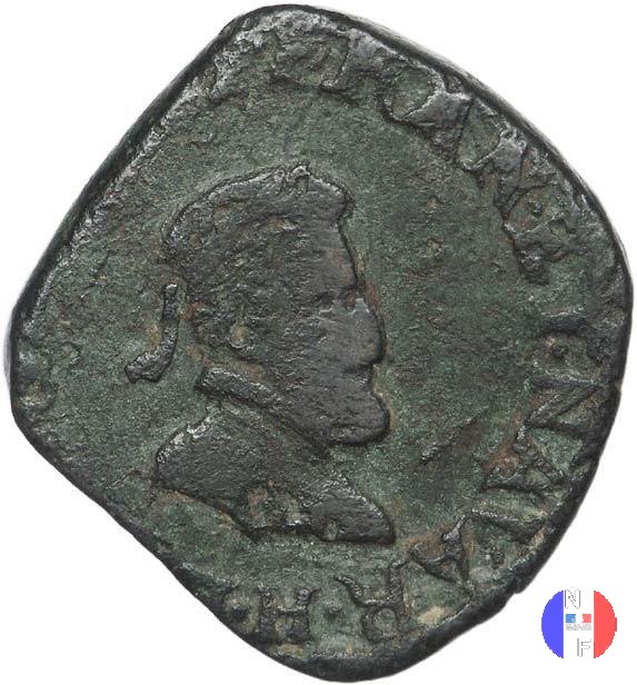 Doppio tornese 1593 (La Rochelle)