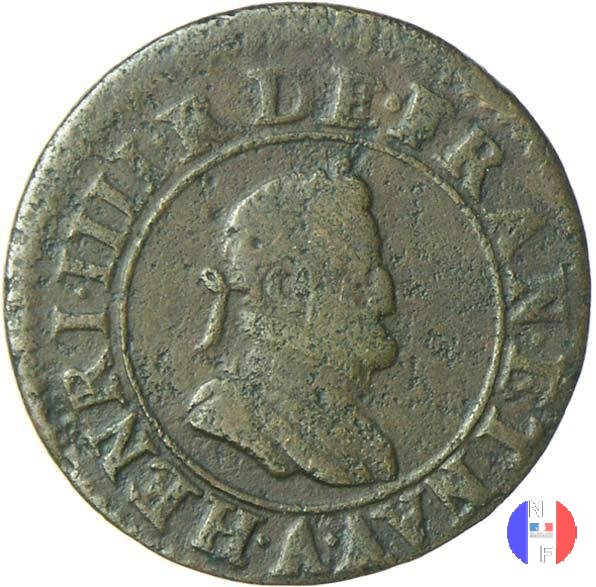 Doppio tornese 1598 (Parigi)