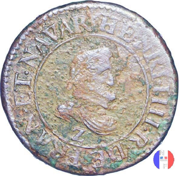 Doppio tornese del Delfinato 1608 (Lione)