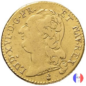 24 livres (luigi d'oro) - III tipo 1786 (Metz)