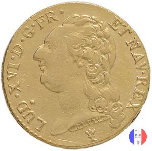 24 livres (luigi d'oro) - III tipo 1786 (Limoges)