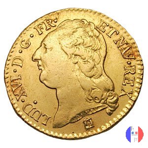 24 livres (luigi d'oro) - III tipo 1786 (Bordeaux)