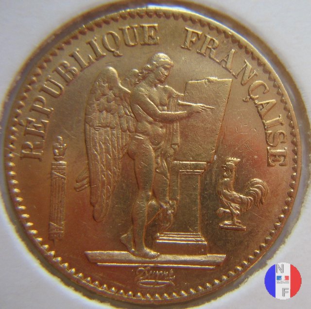 20 franchi Genio 1876 (Parigi)