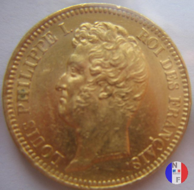 20 franchi - testa nuda 1831 (Parigi)