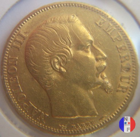 20 franchi - testa nuda 1853 (Parigi)