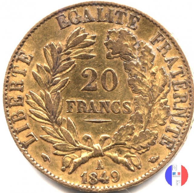 20 franchi Cerere 1849 (Parigi)