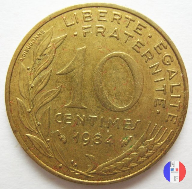 10 centesimi 1984 (Pessac)