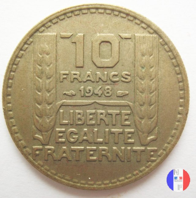 10 franchi Turin 1948 (Parigi)