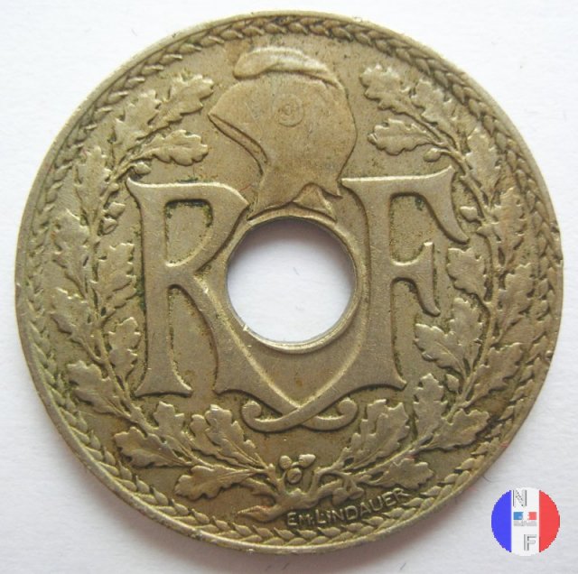 25 centesimi Lindauer - cupronickel 1918 (Parigi)