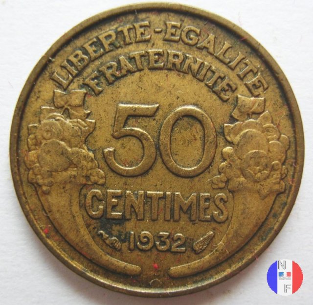 50 centesimi Morlon 1932 (Parigi)