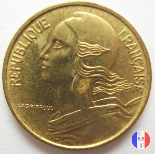 5 centesimi Marianna 1973 (Parigi)