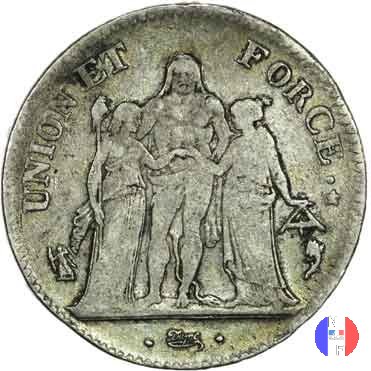 5 franchi 1796-1797 (Parigi)