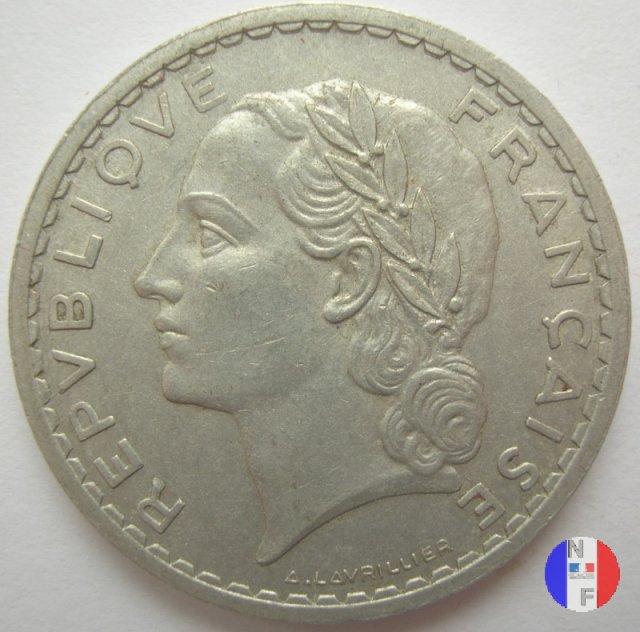 5 franchi 1947 (Beaumont Le Roger)