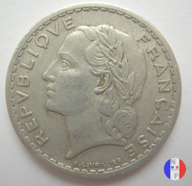 5 franchi 1947 (Parigi)