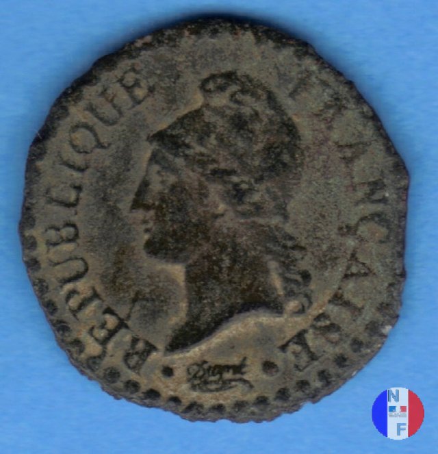1 centesimo 1798-1799 (Parigi)