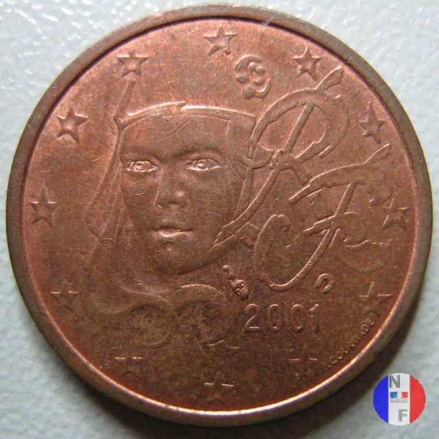 2 centesimi 2001 (Pessac)