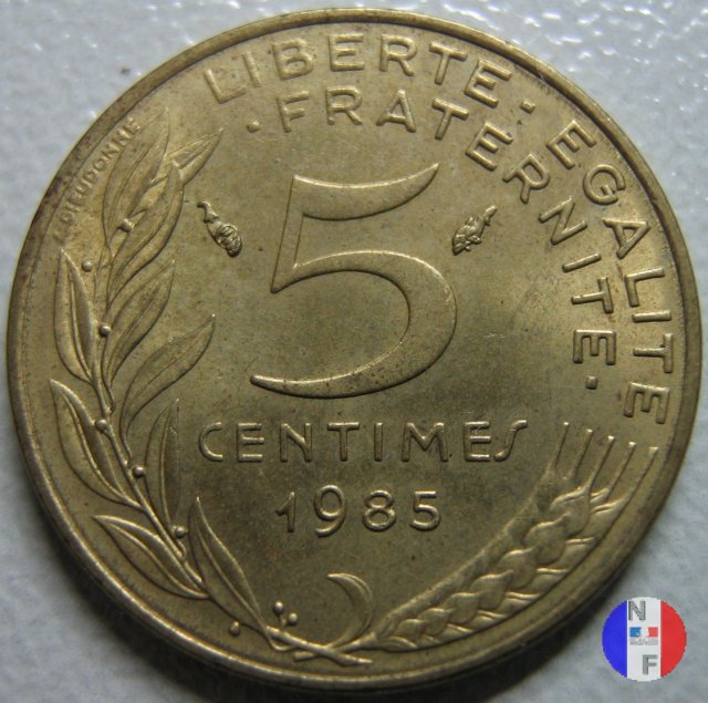 5 centesimi Marianna 1985 (Pessac)