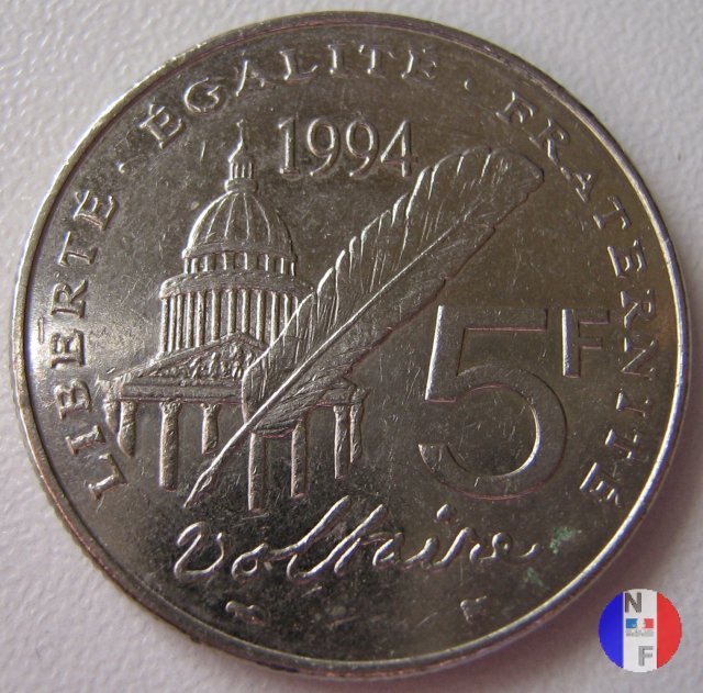 5 franchi 1994 - Voltaire 1992 (Pessac)
