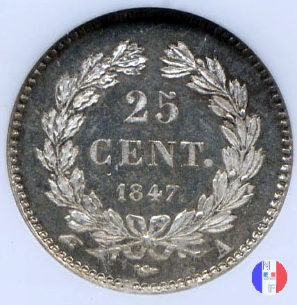 25 centesimi 1847 (Parigi)