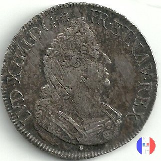 scudo " aux palmes"dal 1693 al 1695 1694 (Aix-en-provence)