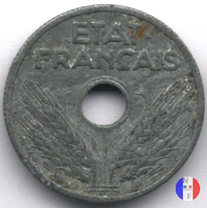 10 centesimi - piccolo modulo 1944 (Parigi)