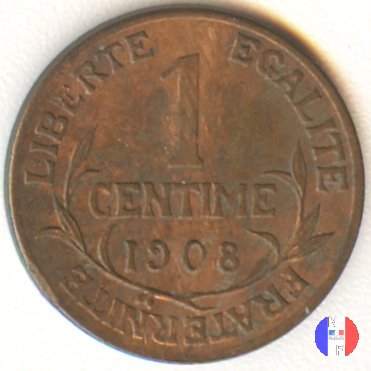 1 centesimo Dupuis 1908 (Parigi)