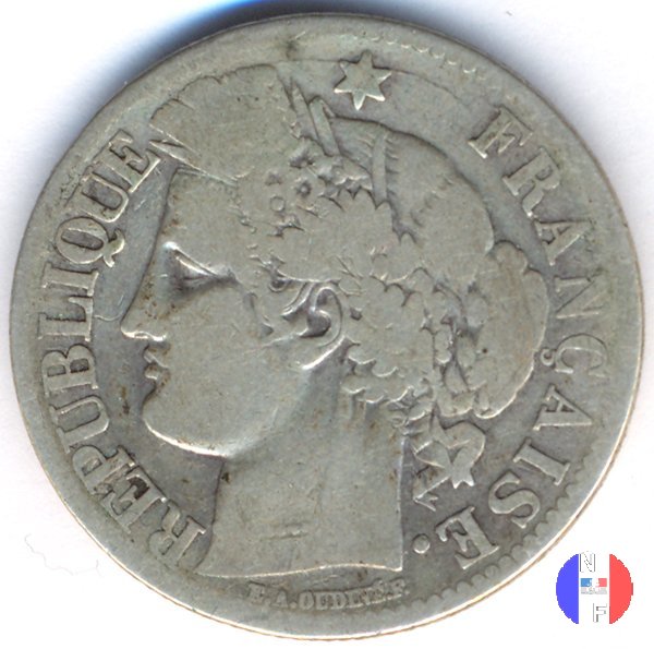 2 franchi - con legenda 1871 (Bordeaux)