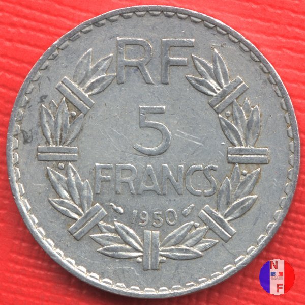5 franchi 1950 (Parigi)