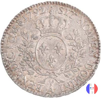 3 livres (1/2 scudo) 1792 (Parigi)