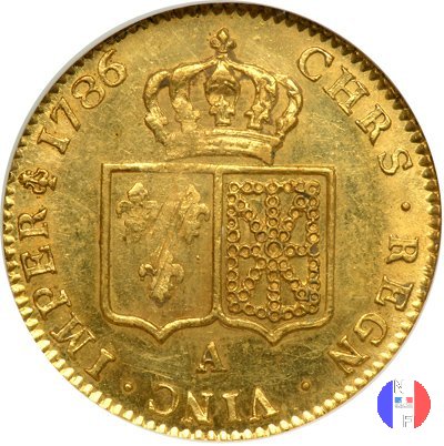 48 livres (doppio luigi d'oro) - II tipo 1786 (Parigi)