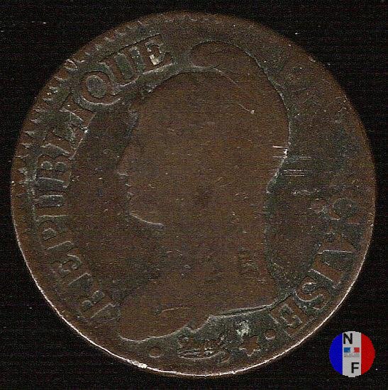 5 centesimi Dupré 1796-1797 (Lilla)